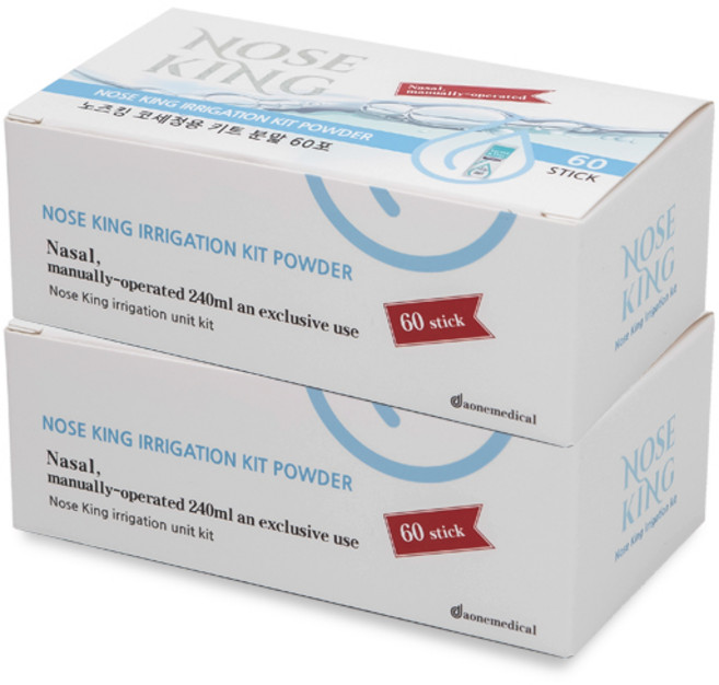 노즈킹 코세척분말 60포, 2개
