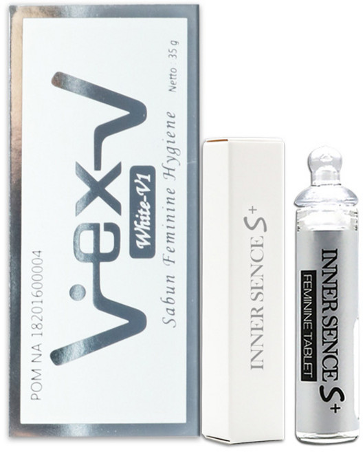 미나래 크리스탈V 화이트 자무스틱X이너센스S 6정 세트상품, 35g, 1개