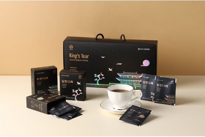 씨엔씨커피 원두커피믹스 3종선물세트, 1박스, 18개입, 2g