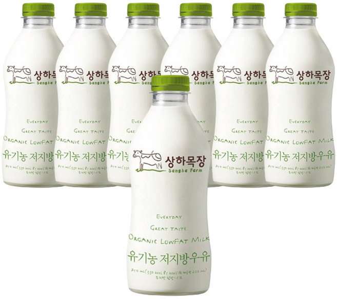 매일 상하목장 유기농 저지방 우유 750mlx6개 아이스박스 배송, 750ml, 6개