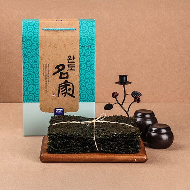 완도명가 옛날 재래김 무조미 선물세트 3호 설 추석 어르신 선물, 단품, 15g, 1