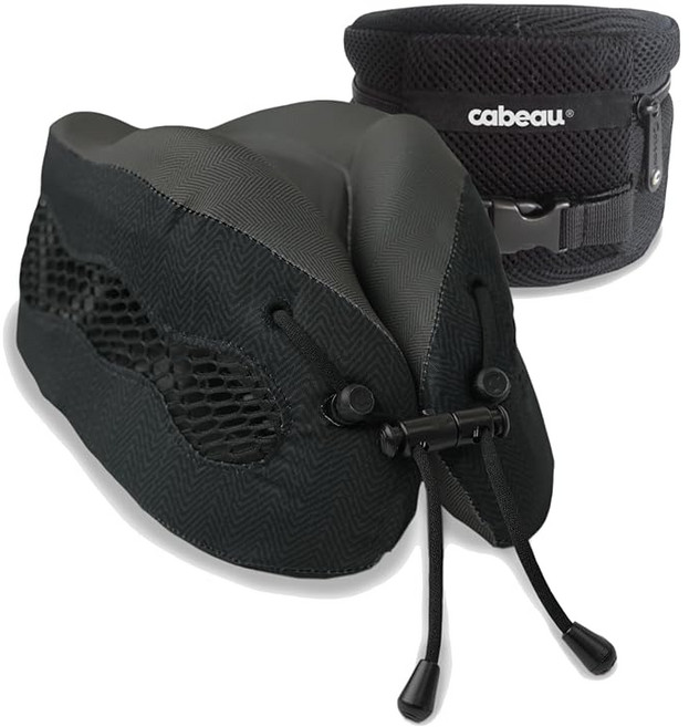 Cabeau Evolution Cool Travel Pillow- The Best Air Circulating Head and Neck Memory Foam Cooling Trav, 08 A6