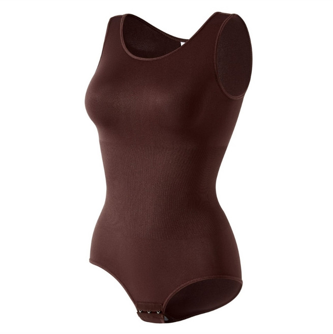 여성 허리 트레이너를위한 Shapewear Bodysuit 배 지조 컨트롤 슬림 한 슬림 부호 라운드 넥 바디 슈트