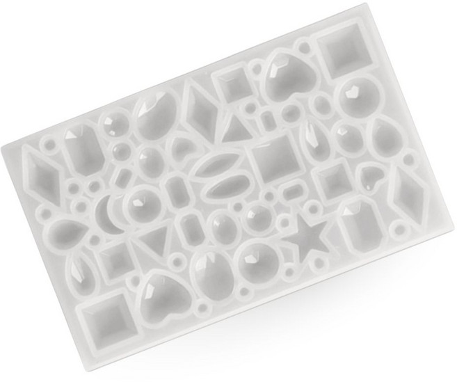 서밋 레진아트 도구 모음, 1개, 보석 몰드 (1개)