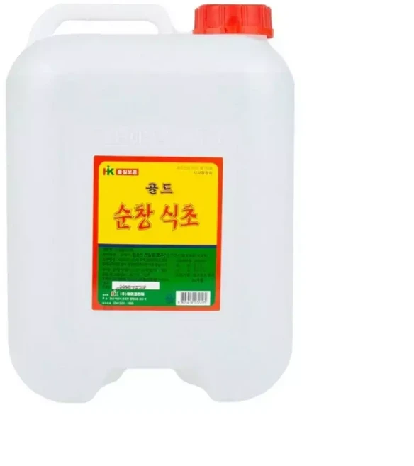 (무)하이코리아 순창식초 /식초/대용량/말통/발효/요리용/업소용/식자재/소스/가공/식품/식당/매장, 1개, 12L