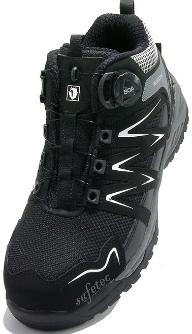 블랙야크 안전화 BLACK 블랙 메쉬 6인치 다이얼 보어 생활방수 kcs인증 작업화