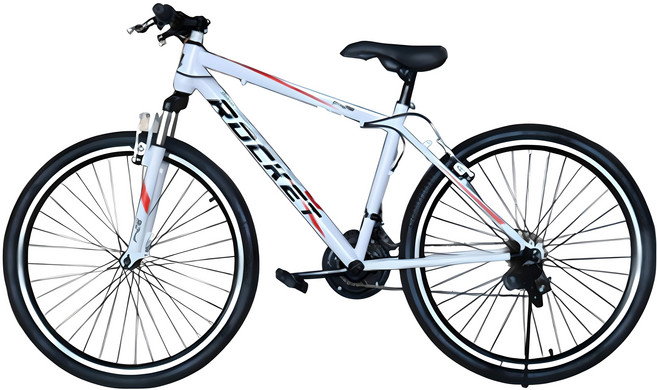 닥터바이크 F-26S ROCKET MTB 자전거, 화이트 + 레드, 170cm, 1개