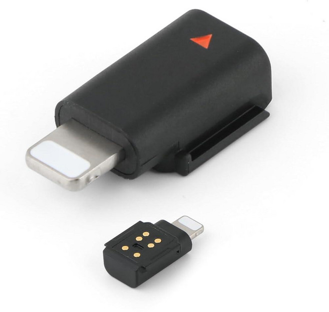 DJI MIC 미니 어댑터 폰 무선 마 수신기 라이트닝 아이폰용 14 13 12 11 PC 태블릿 연결 액세서리 Mic 1/ 2와 호환되지 않음 USA, DJI MIC 미니 어댑터 폰 무선 마이크 수신기 라이