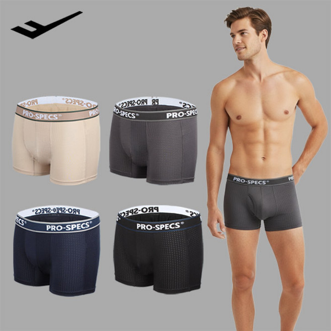 프로스펙스 PROSPECS 남성 드로즈 데일리 4종세트(당일배송)남자팬티 쿨사각드로즈 드로즈 팬티 남자팬티 남성 드로즈 드로즈세트