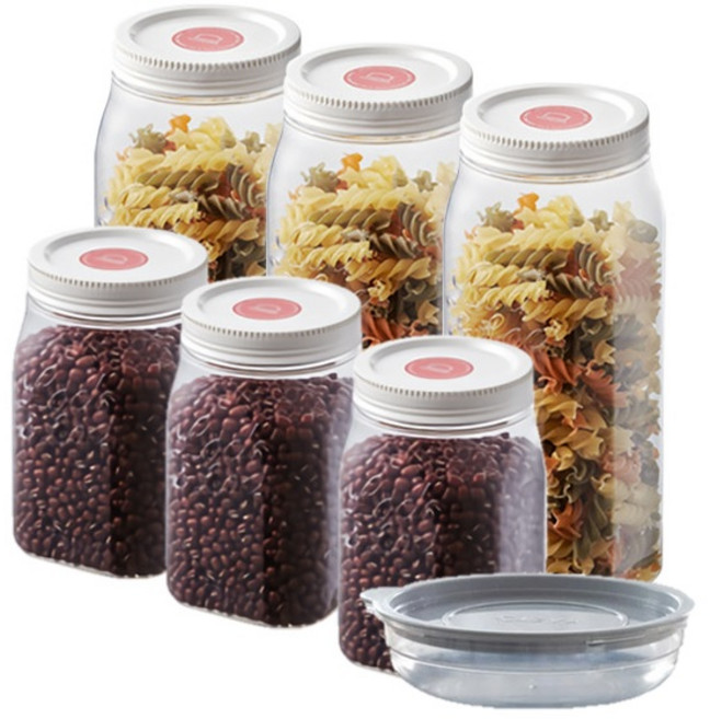 락앤락 냉장고 정리 도어포켓용기 6개 [+가쯔 용기] 실속 세트 양념통 잡곡통 캐니스터 조미료통 파우더통 추천, 1개