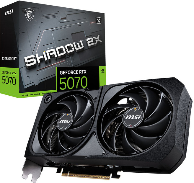 MSI 지포스 RTX 5070 쉐도우 2X OC D7 12GB