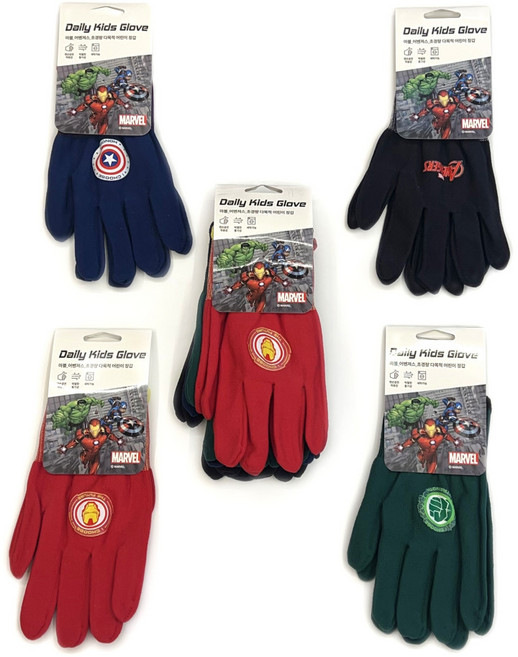 마블 어벤져스 초경량 다목적 안전장갑 유아 어린이 장갑