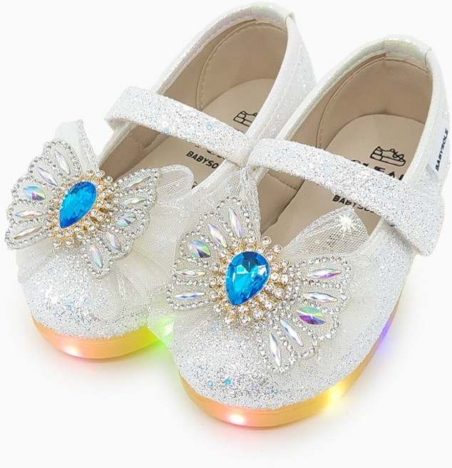 베이비솔 여아용 소다팝 LED 여아구두