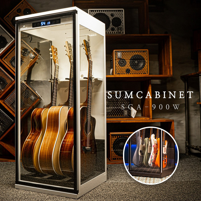 [6월 중 입고 예정] 벤티볼리오 숨캐비넷 3단 화이트 습도조절 SGA-900W