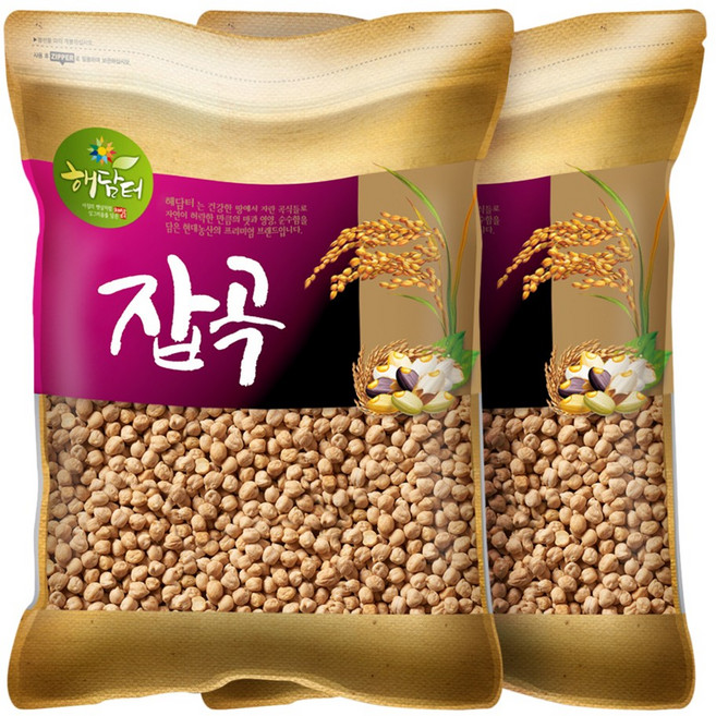 현대농산 수입 병아리콩 이집트콩 밤콩, 2개, 5kg