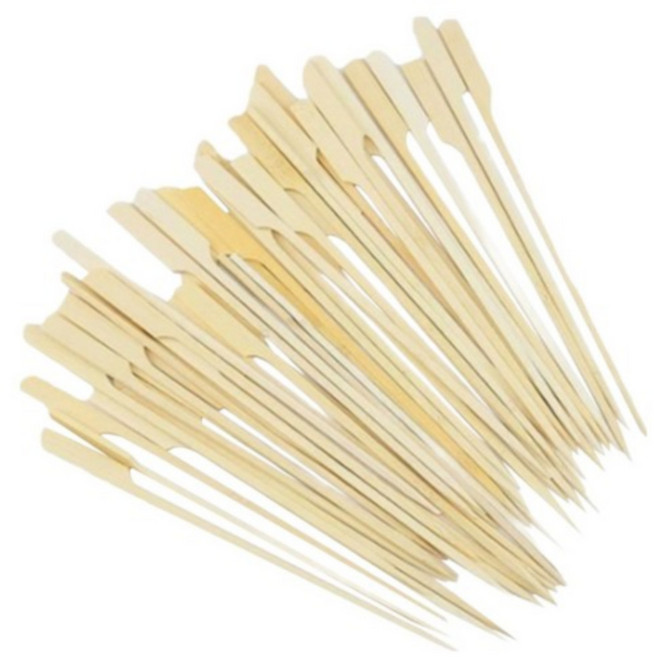 앞날창창 다용도 대나무 손잡이 꼬치 18cm, 1개, 100개입