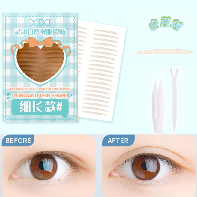 뷰티앤몬스터 하트 쌍꺼풀 레이스 티안나는 쌍테 테이프, 슬림형