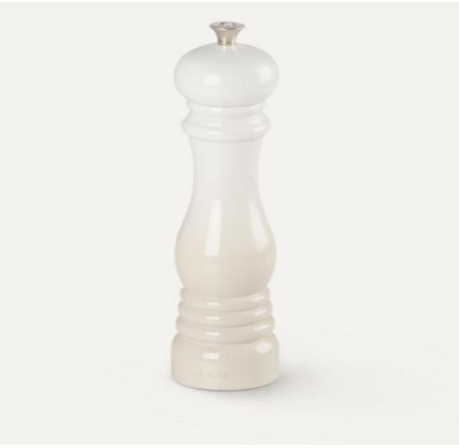 [정품매장구입][영국직배송] 르크루제 LE CREUSET 소금 후추 그라인더 세트 (총 2개) Salt Pepper Mill Set 21CM, MERINGUE (2개 1SET), 1개