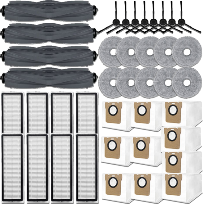드리미 L20 Ultra 소모품 세제 먼지봉투 물걸레 필터 브러쉬 호환, 1개, 1년세트