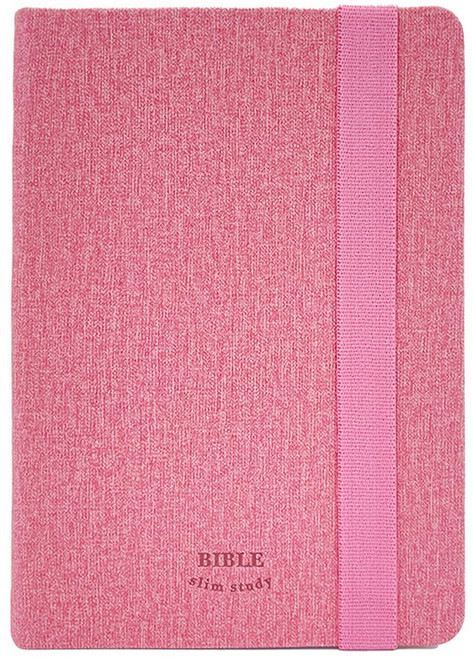 개역개정 슬림스터디성경 소합본 밴드형 예쁜성경, 핑크