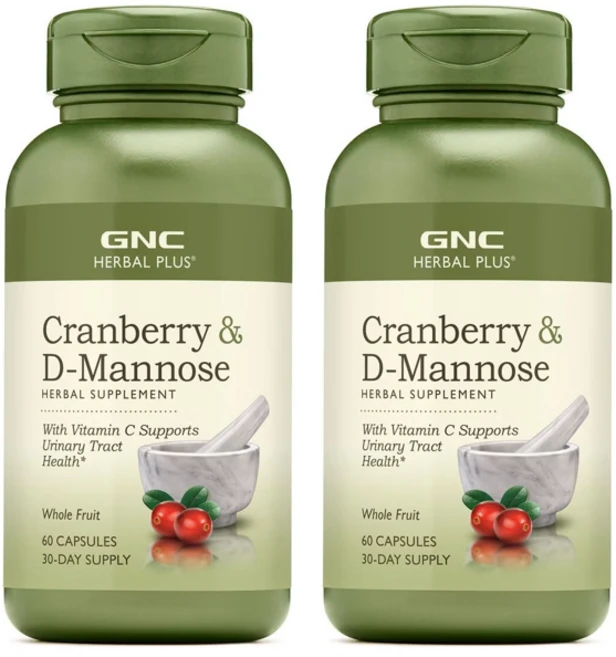 GNC 지앤시 크랜베리 디맨노스 60정 미국 정품 지앤씨, 2개 - 쿠팡