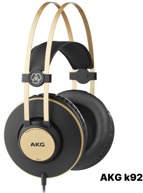 AKG 프로페셔널 헤드폰, matteblack, K-92