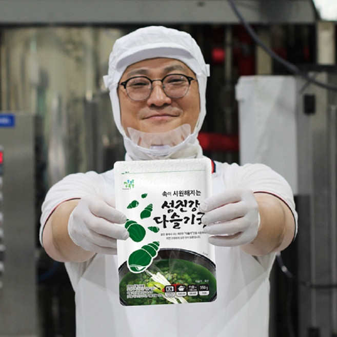 정옥 KBS인간극장 천기누설 다슬기국 350g 특허기술 자연산 올갱이국 고디국, 3개