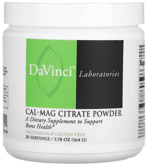 DaVinci Laboratories CAL-MAG 시트레이트 분말 164g(5.78oz) Laboratories (다빈치 래보라토리스), 164g, 1개 - 쿠팡