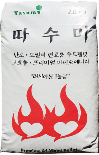 따수미 1등급 우드 목재 펠릿 20kg 펠렛 고양이 화장실 햄스터 모래 캠핑 난로 연료 목재펠릿 목재펠렛, 우드펠렛
