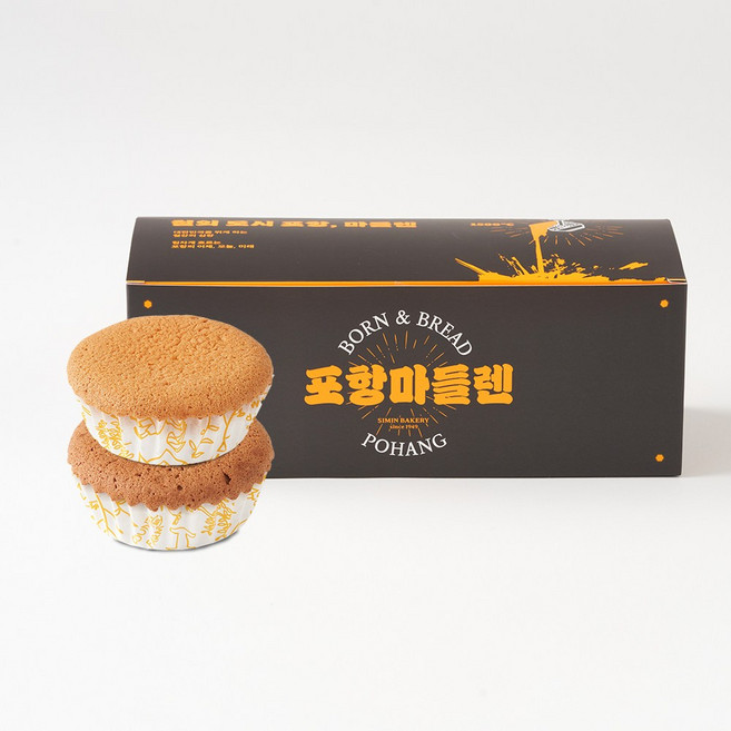 시민제과 포항마들렌 8구 세트, 173g, 8개, 버터8구