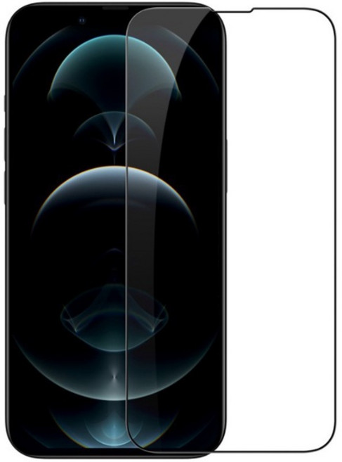 滿版霧面玻璃貼 iPhone 16/15 Pro Max/14/13/12 Pro Max mini 適用, 1個, 【霧面】i12 PRO MAX