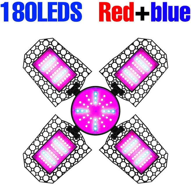 150W 풀 스펙트럼 LED 변형 가능한 성장등 E27/E26 실내 식물 재배 램프 온실 텐트 채소 수경재배 보조 조명, [14] B1 Red Blue 150W