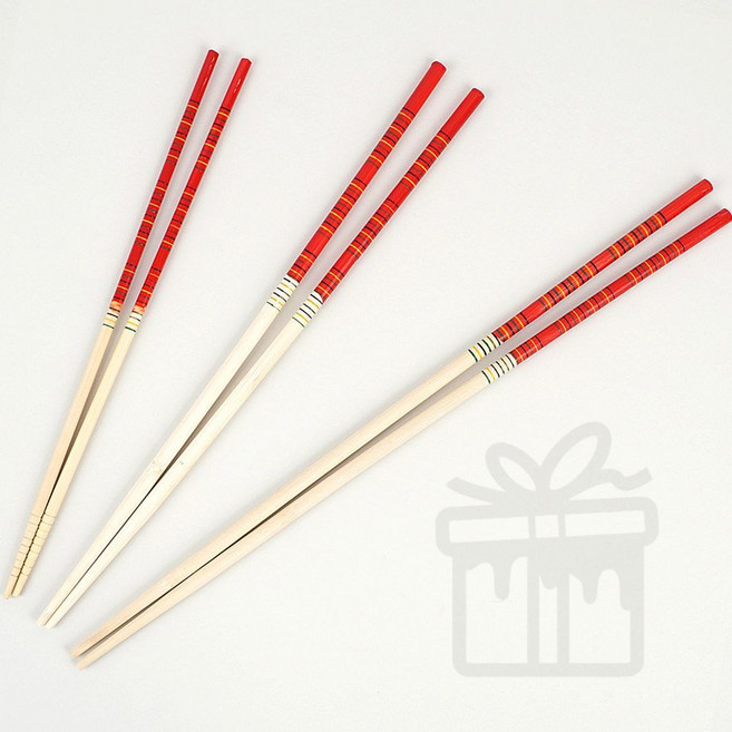 긴 나무 튀김요리용 젓가락 대나무젓가락, 45cm, 1개