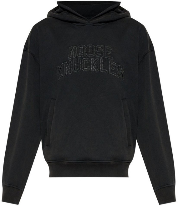 무스너클 로고 디테일 후디