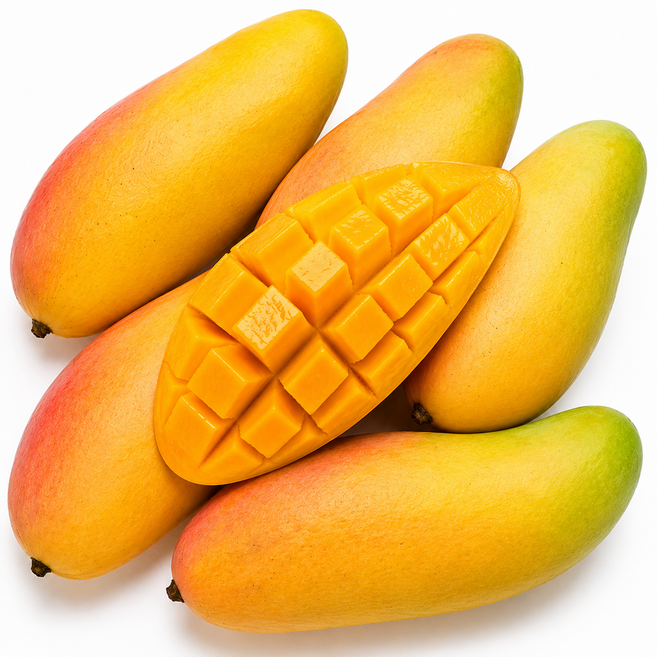 햇살담아팜 마하차녹 무지개 망고 태국 생망고 mango, 1박스, 2kg