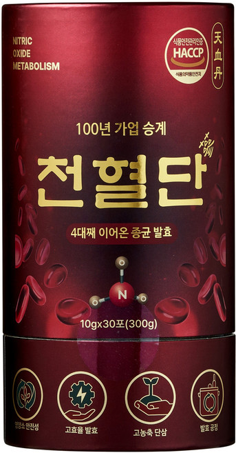 혈액순환 혈행건강에는 단삼발효 액상차 천혈단 프리미엄 한방차, 30개, 10g