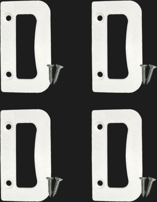 드림공간 방충망손잡이 핸들 플라스틱 PVC손잡이 샤시손잡이, 4개, PVC 방충망 손잡이