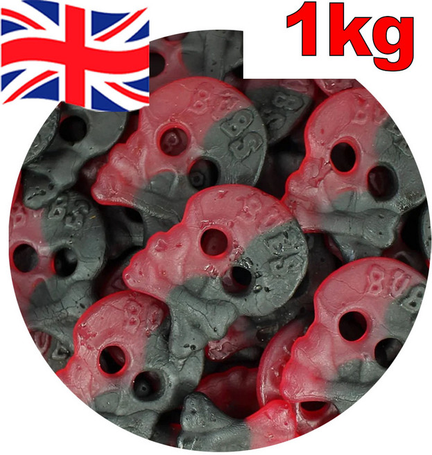 [영국발송] 1kg 스웨디시 스웨덴 젤리 법스 기본 라즈베리 앤 리코라이스 감초맛 Raspberry&Liquorice, 1개