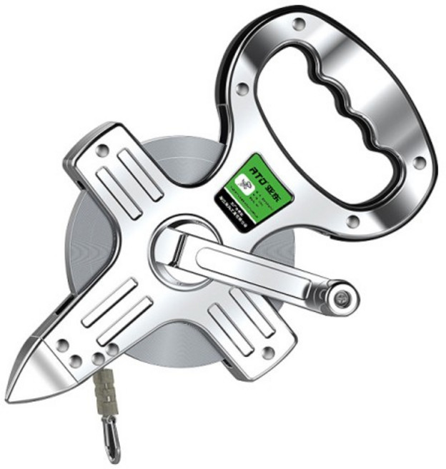 스테인레스 스틸 라운드 눈금자 20/30/50m 로커 탄소강 테이프가 휴대용 엔지니어링 측정 디스크, 03 30M