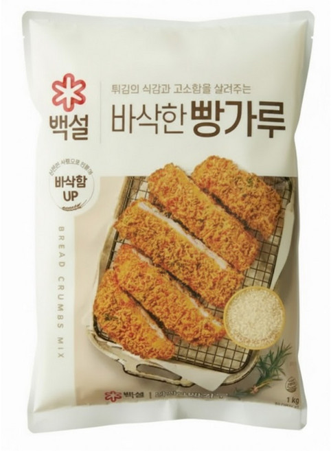 백설 빵가루, 1kg, 1개