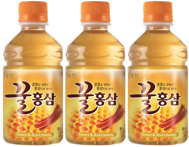 웅진 꿀홍삼, 280ml, 3개