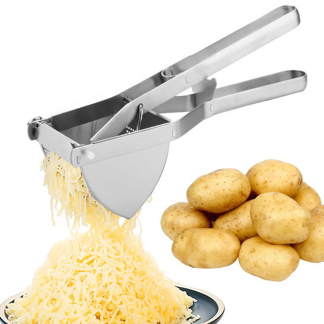 우리 컹컹이 감자 으깨기 다용도 멀티프레스 야채짤순이 감자프레스 스테인리스 포테이토 라이서 대용량 과일 프레스기, 1개