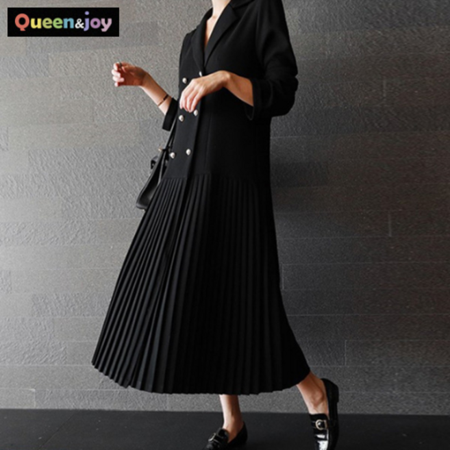 퀸앤조이여성 봄가을 루즈핏 탐나는 플리츠 원피스****** 빅사이즈 데일리 캐주얼