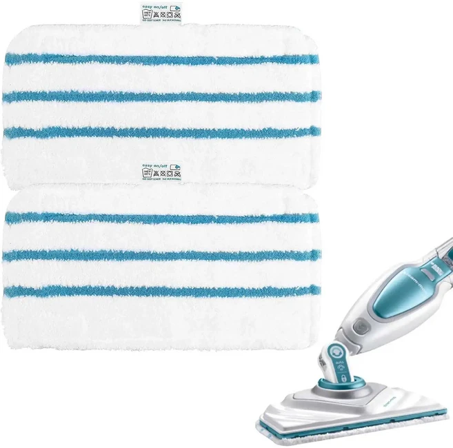 블랙앤데커 스팀맙 FSMP20용 패드 블랙앤데커 FSM1630 FSM1616 FSMH13E5 FSM1321 FSM1605용 마이크로파이버, 02 2PCS