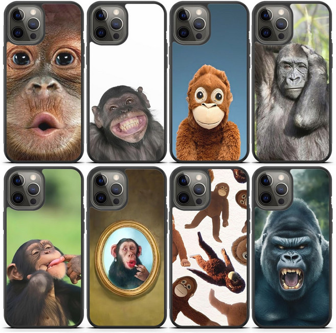 원숭이 범퍼 케이스 아이폰 전기종 갤럭시 S24 S23FE 노트9 노트10 아이폰16 15