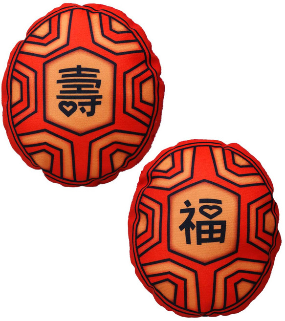 發光聰明門星空版 大紅龜 布葱 週歲 抓周, 福壽紅龜-大, 1套