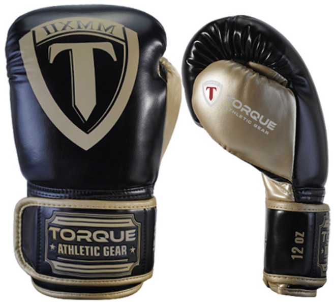 TORQUE 복싱글러브 고급 권투 장갑 양손세트, 1개, 블랙+골드2