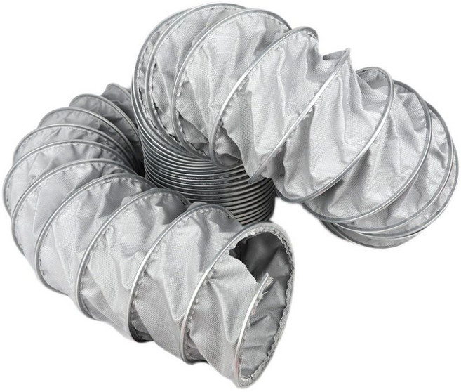 내열 고온 덕트 난연 호스 연통 환기 주름관 자바라 배관 튜브 보일러 고열호스, 275mm, 1개