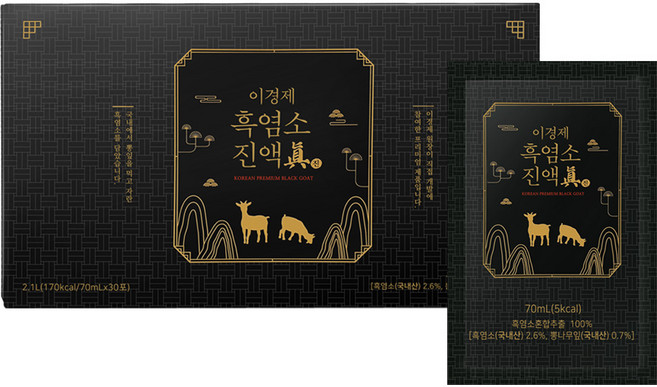 래오이경제 흑염소진액 진, 2.1L, 1개