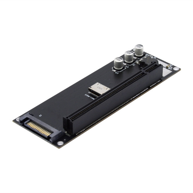 메인 보드 SFF-8611 8612 NVME M.2 SSD to PCIE 4.0 X16 어댑터 확장 카드 PCIE X4 Riser Card 외부 그래픽 GPU, 한개옵션0